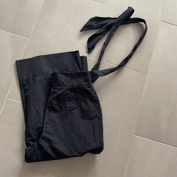 Kate Spade, black cropped culottes, bow front tie - Picture 13 of 14